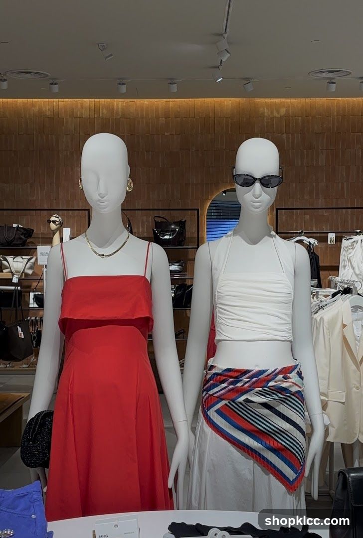 Mannequins in a clothing store