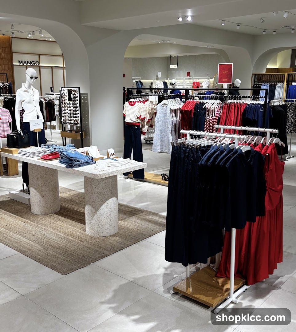 Clothing store display