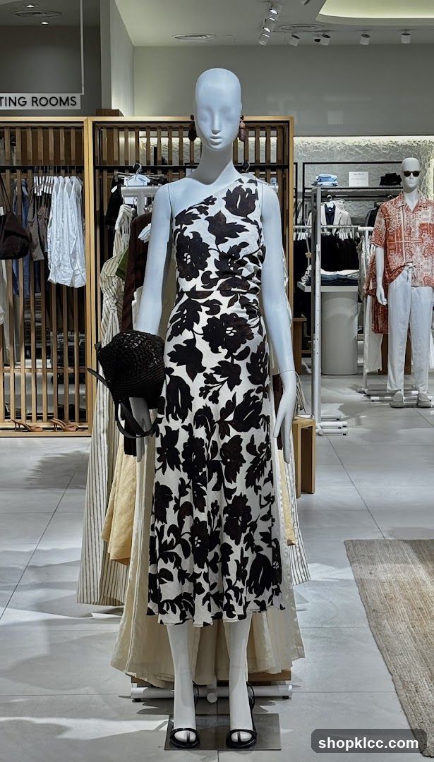 Mannequin in floral dress