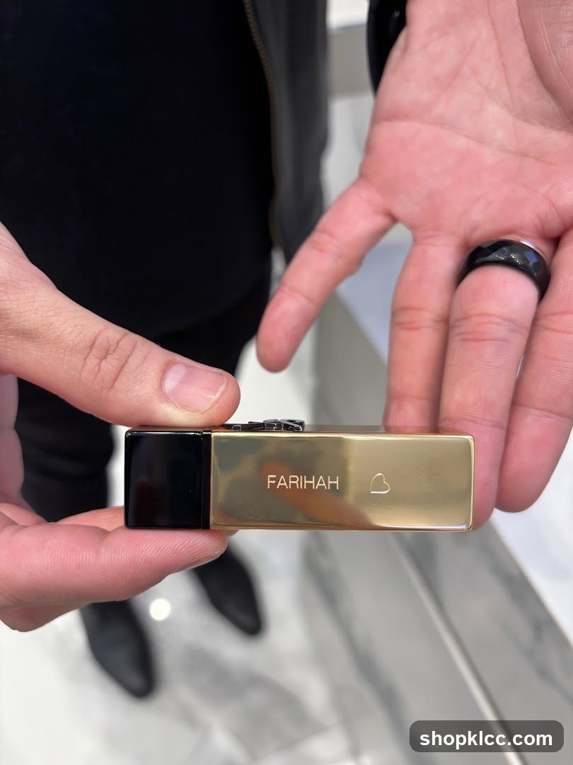 Gold Lipstick Case