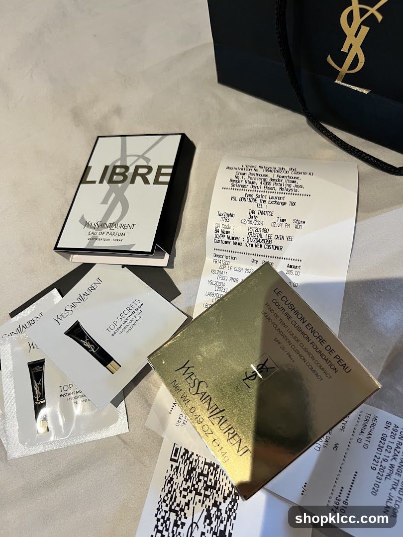 Yves Saint Laurent Purchases