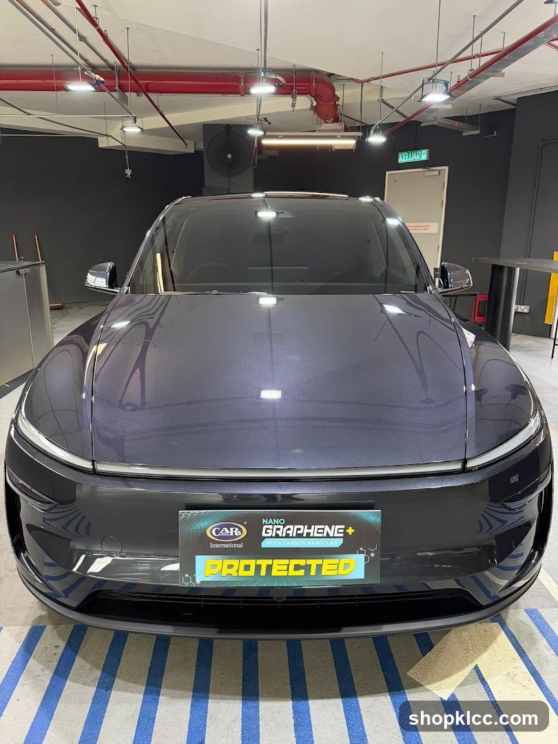 Car Protected with Nano Graphene+ Coating