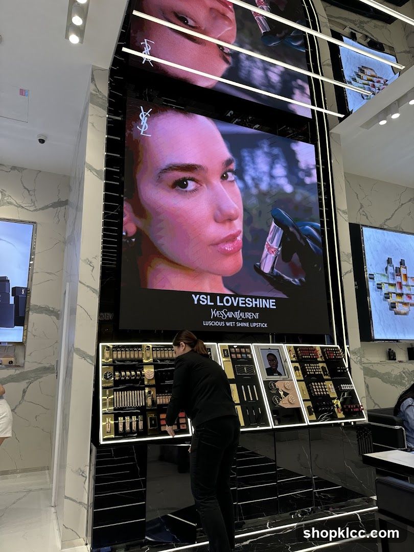 Yves Saint Laurent counter display