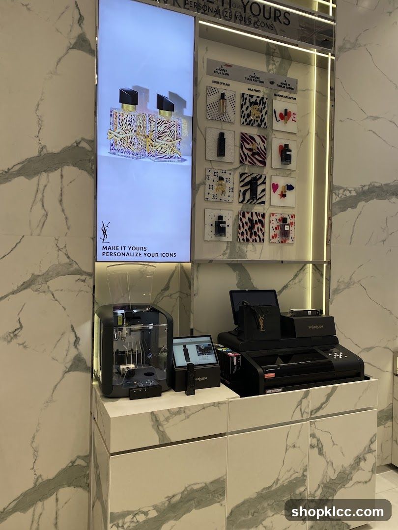 Yves Saint Laurent Personalization Station