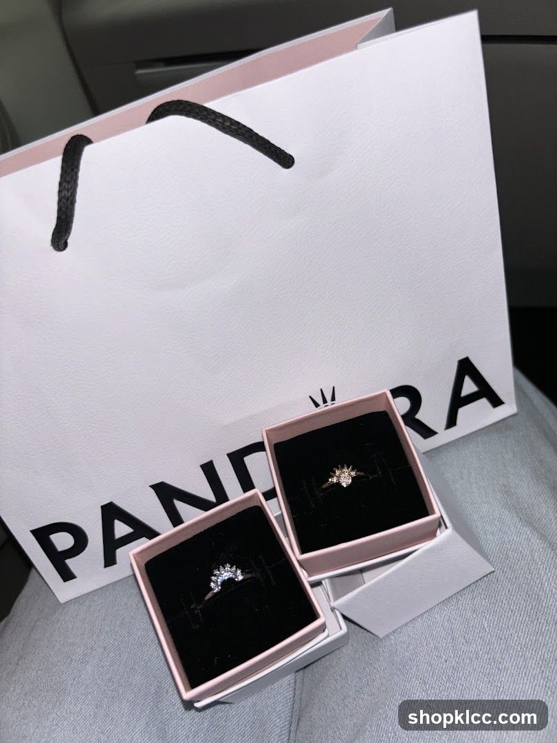 Pandora Shopping Bag with Rings