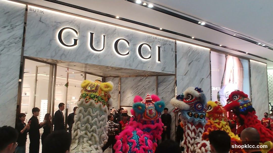 Gucci Storefront with Lion Dance Performance