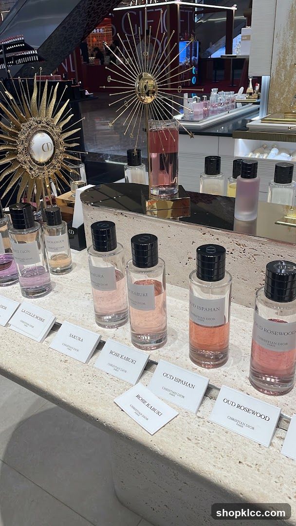 Christian Dior Perfume Display