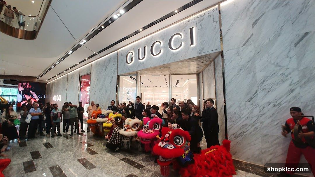 Gucci Store Opening with Lion Dance