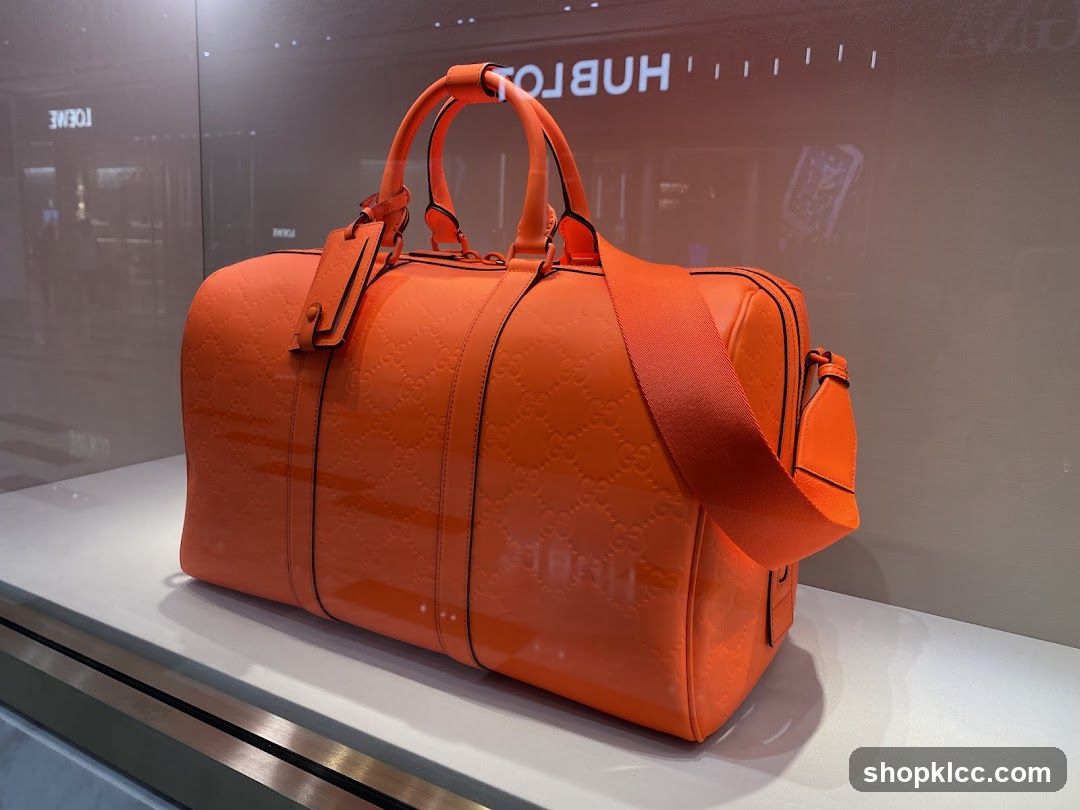 Orange Duffle Bag