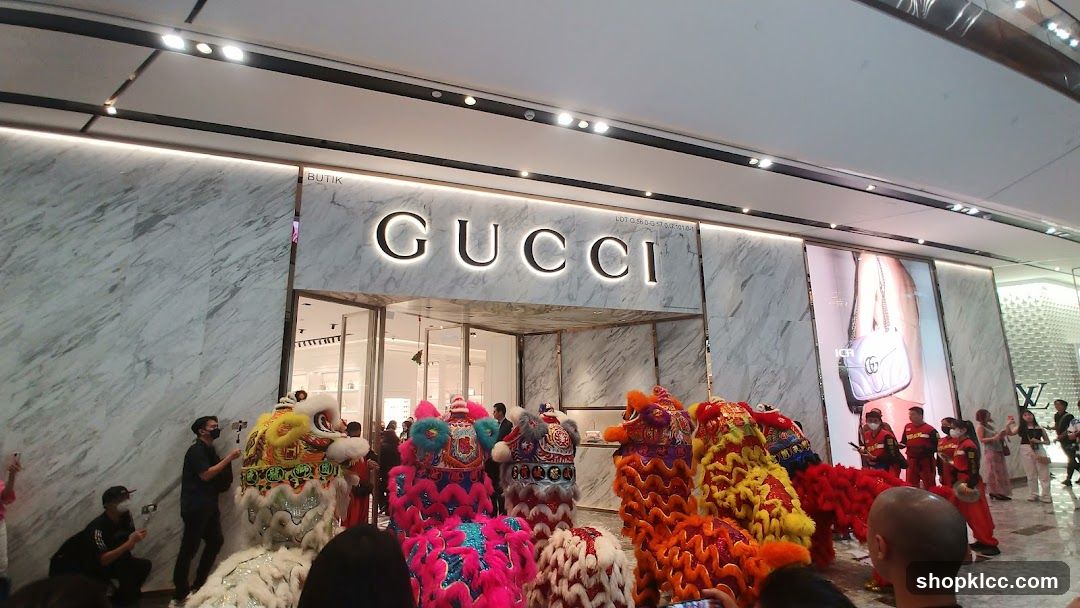 Gucci Storefront with Lion Dance Performance