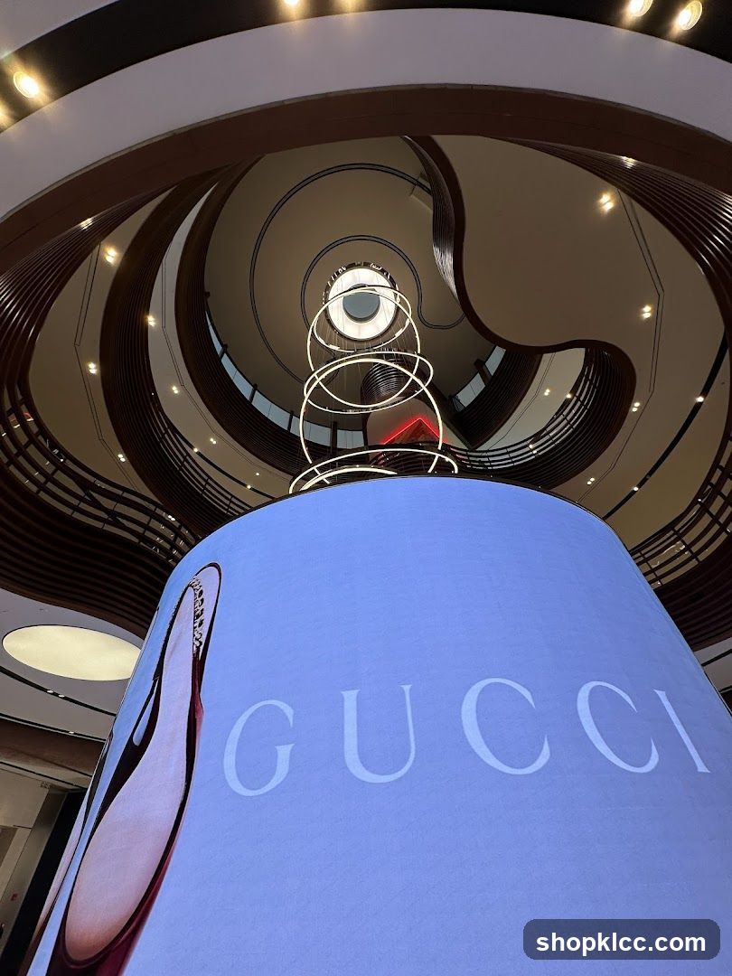 Gucci Display in a Mall