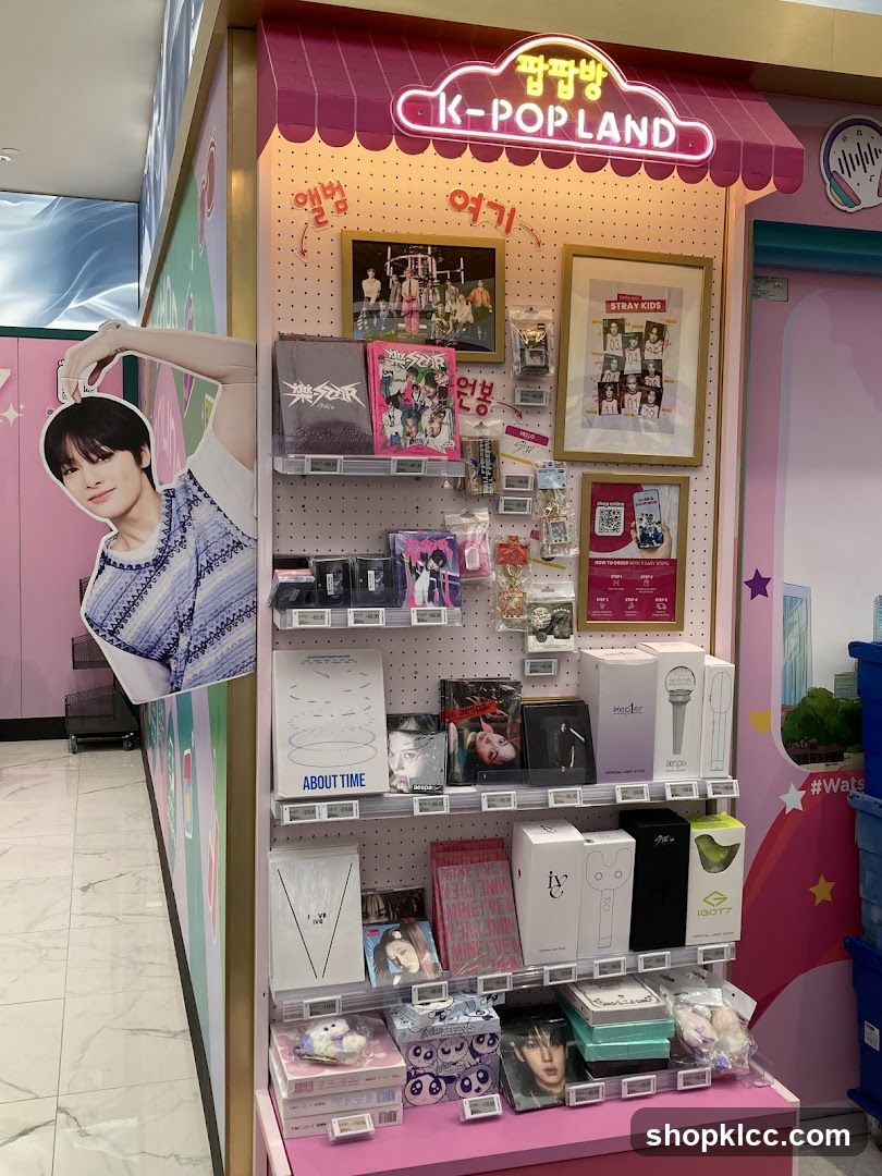 K-POP Merchandise Display