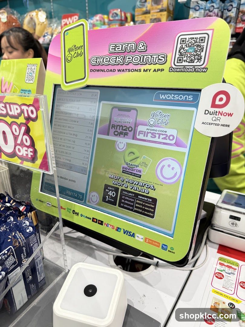 Watsons Point of Sale Display