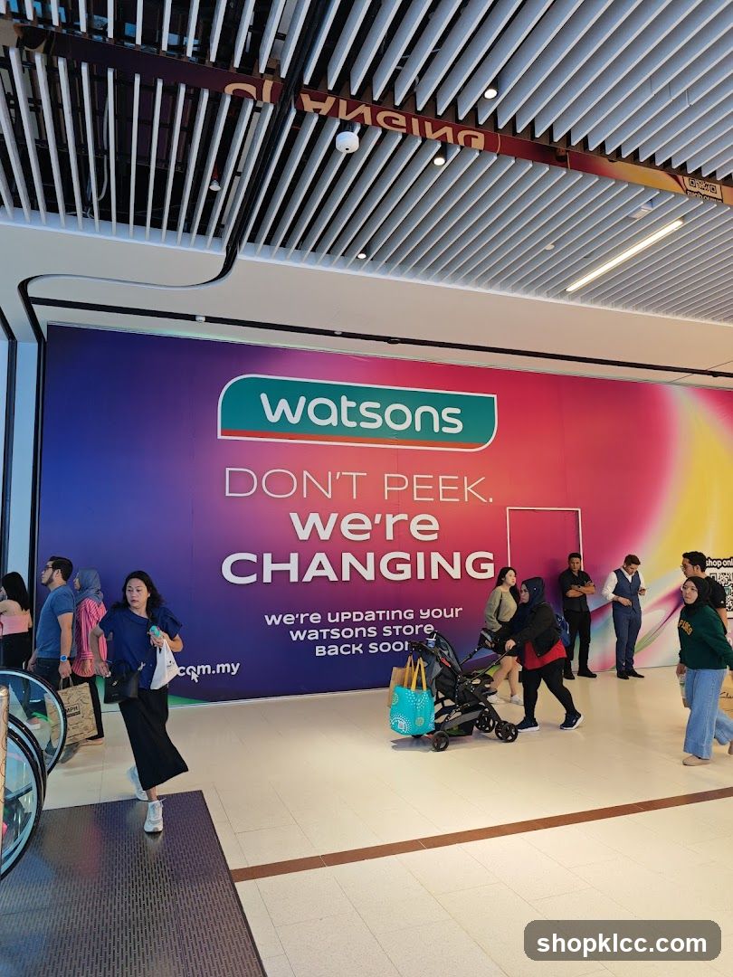 Watsons Store Under Renovation
