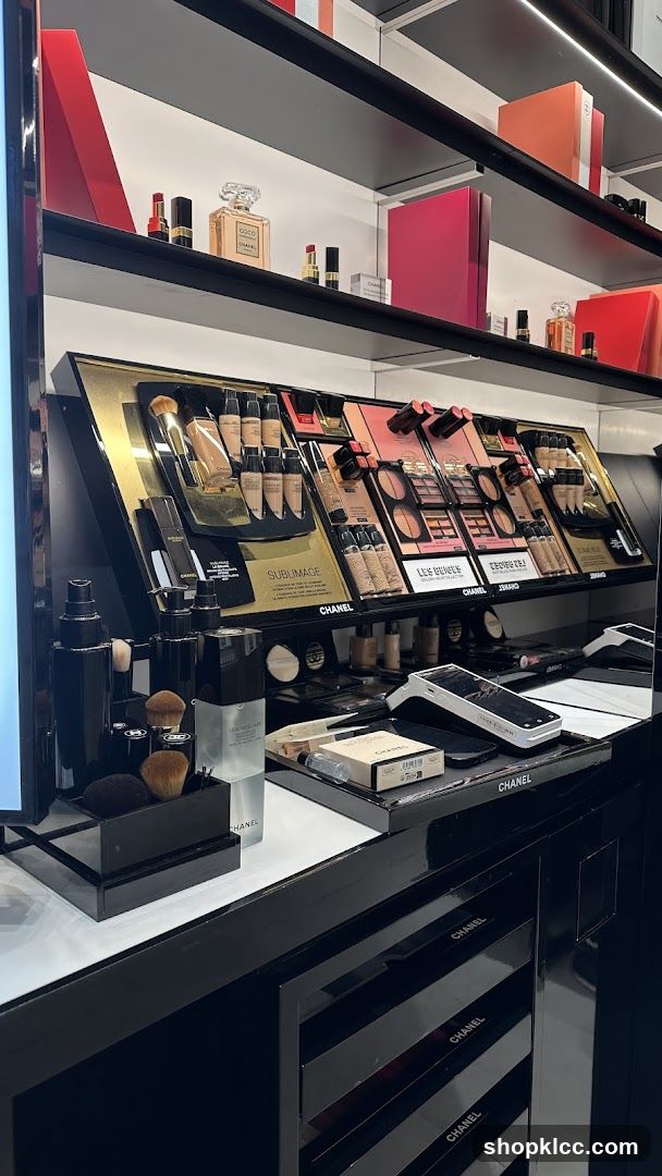 Chanel Makeup Display
