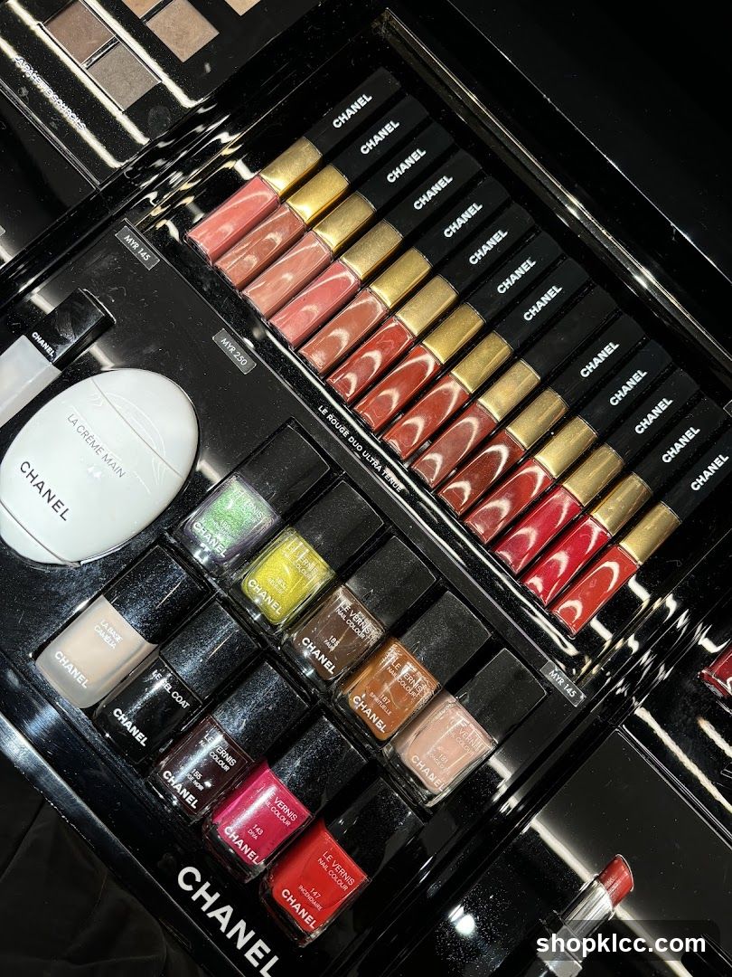 Chanel Makeup Display
