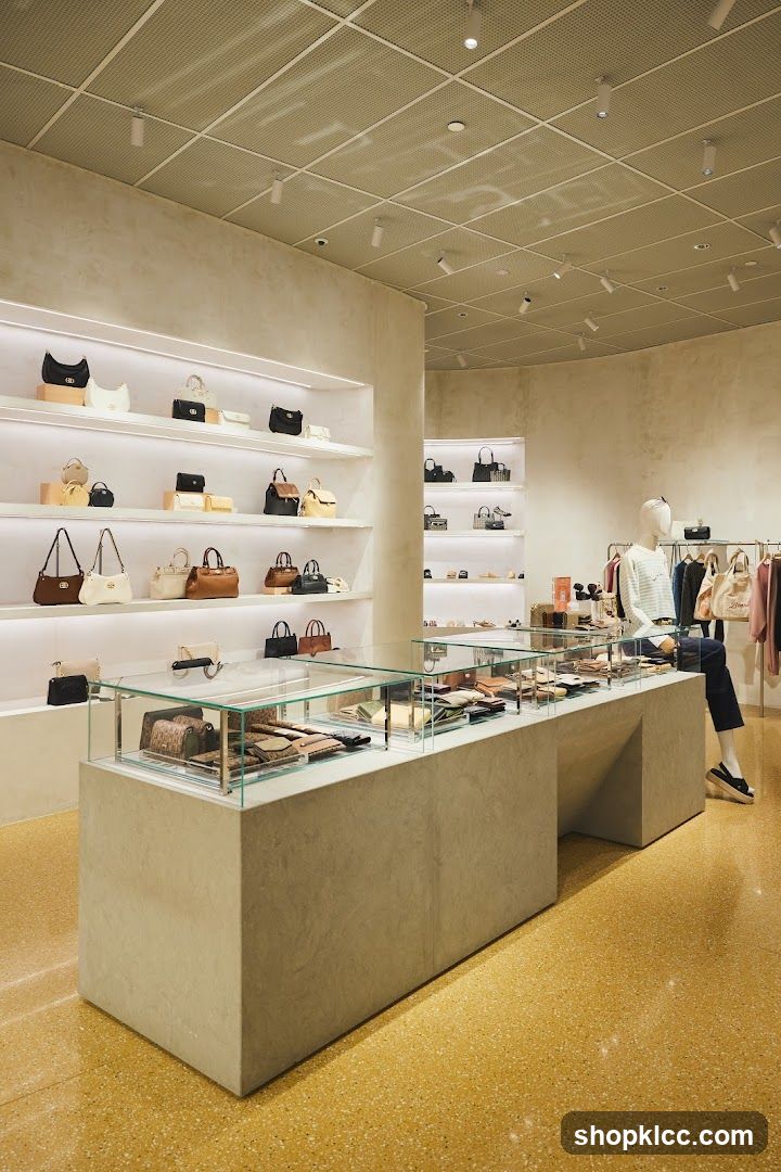 Luxury Handbag Store Interior