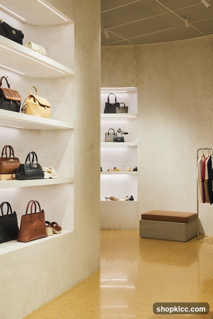 Bags and Shoes Display