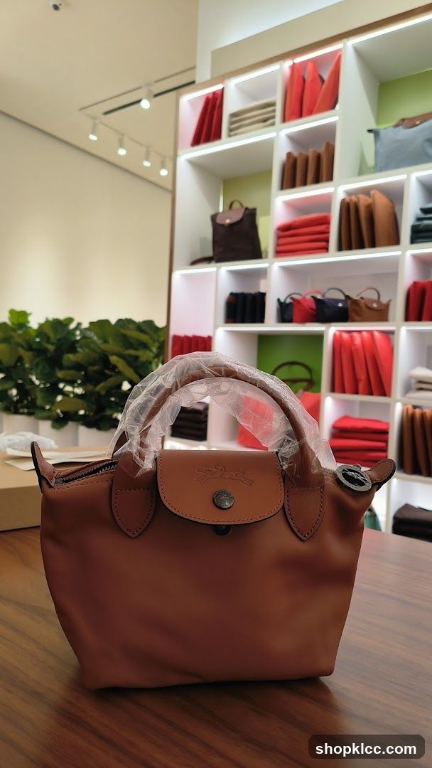 Brown Handbag on Display
