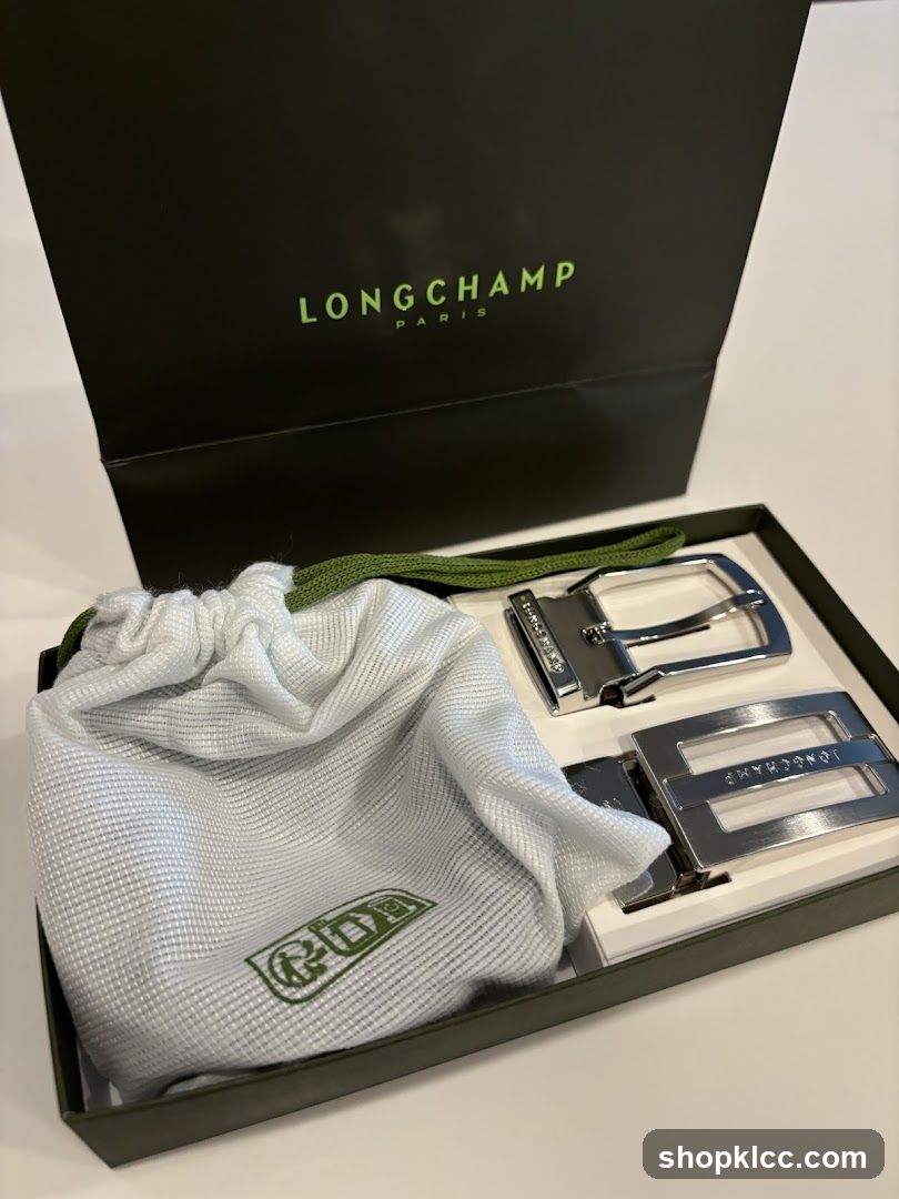 Longchamp Belt Set