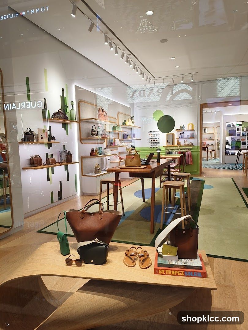 Luxury Handbag Store Interior