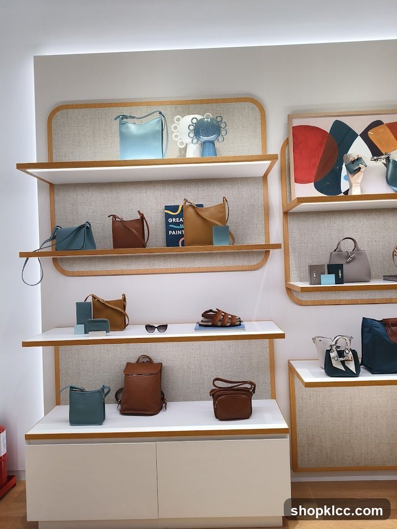 Bags and Accessories Display