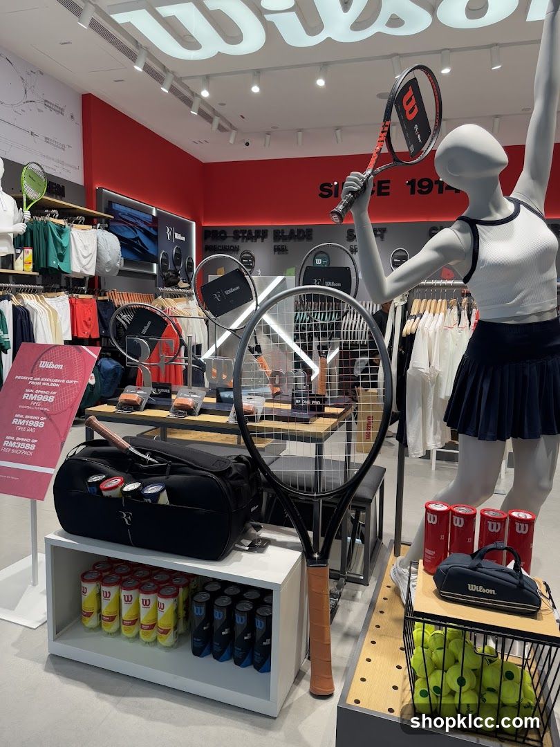 Wilson Tennis Store Display
