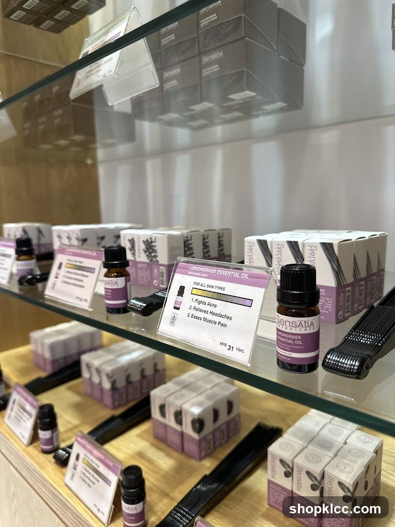 Essential Oils Display