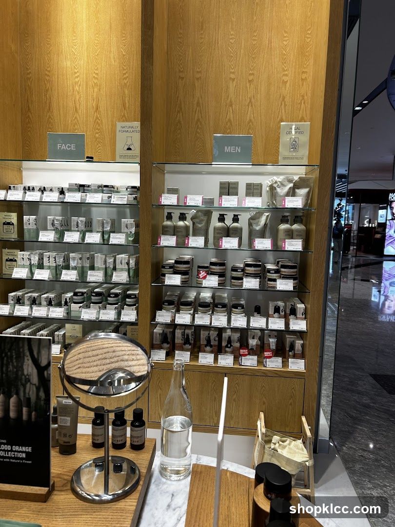 Skincare Products Display