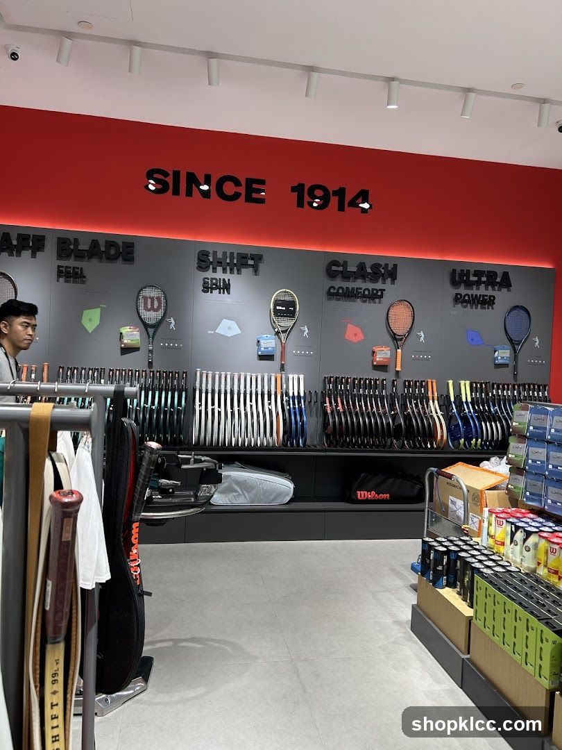 Tennis Racket Store Display