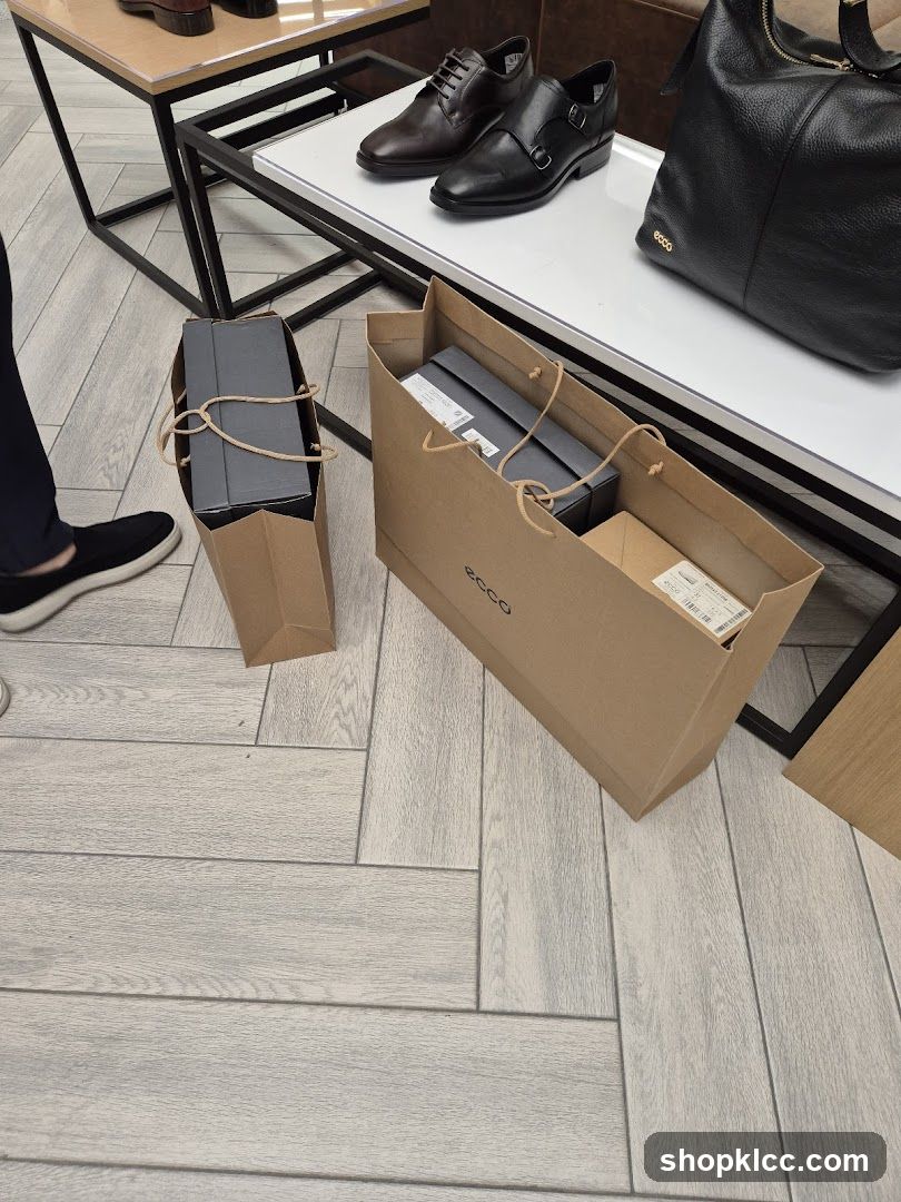 Ecco Shopping Bags and Shoes