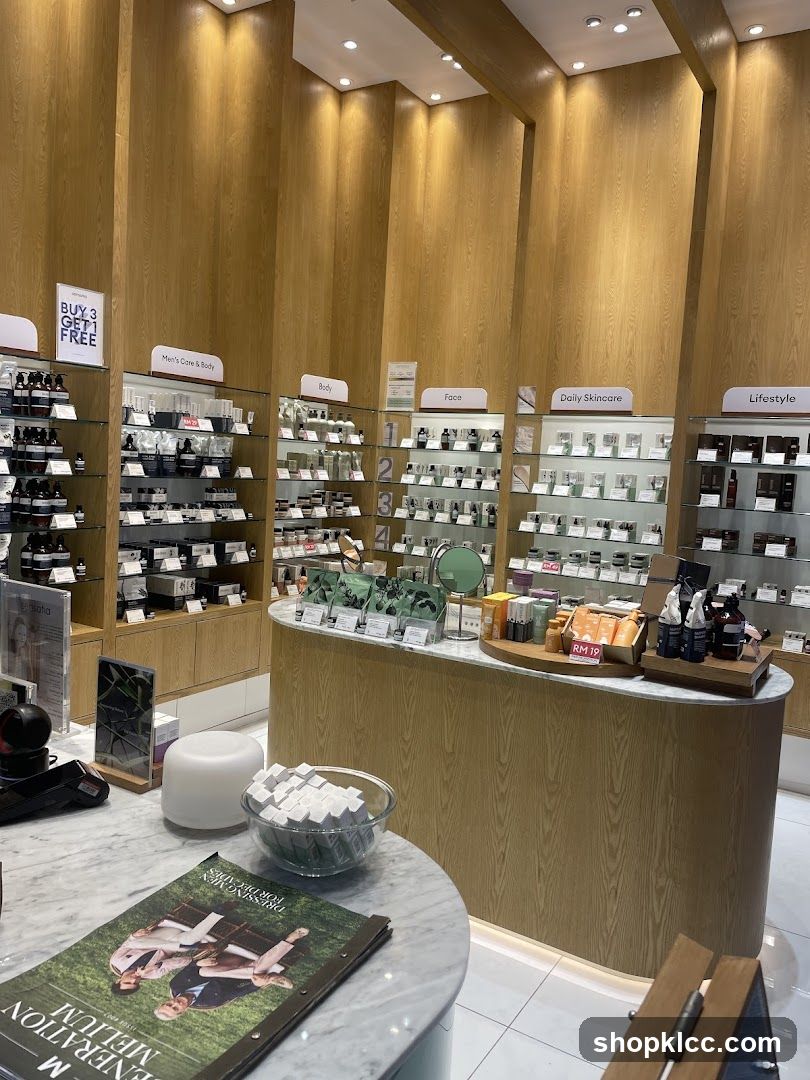 Skincare Products Display