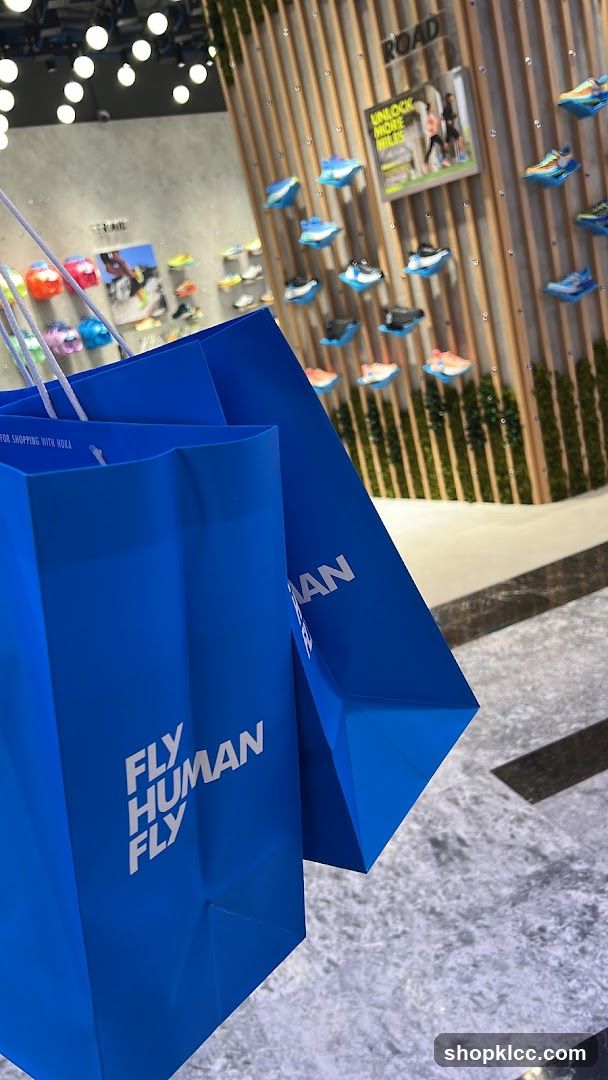 Shopping Bags and Shoe Display