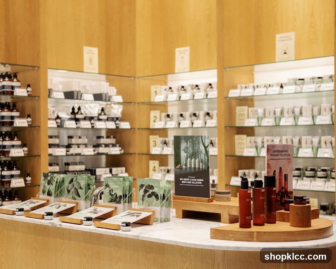 Skincare Products Display