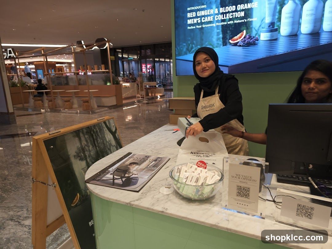 Retail counter with promotional display