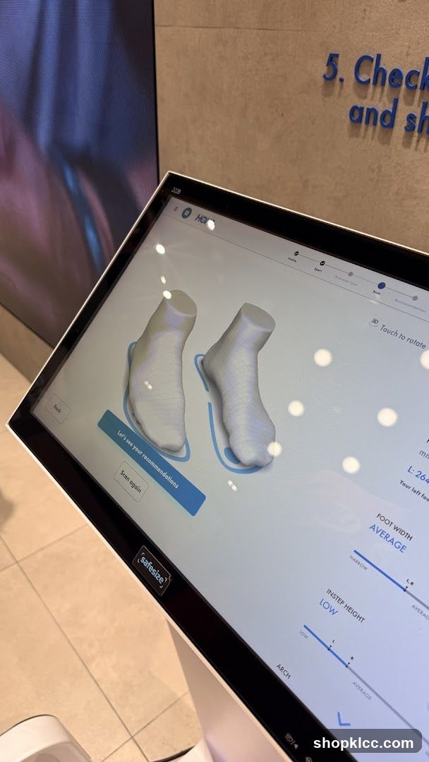 Foot Scanning Kiosk