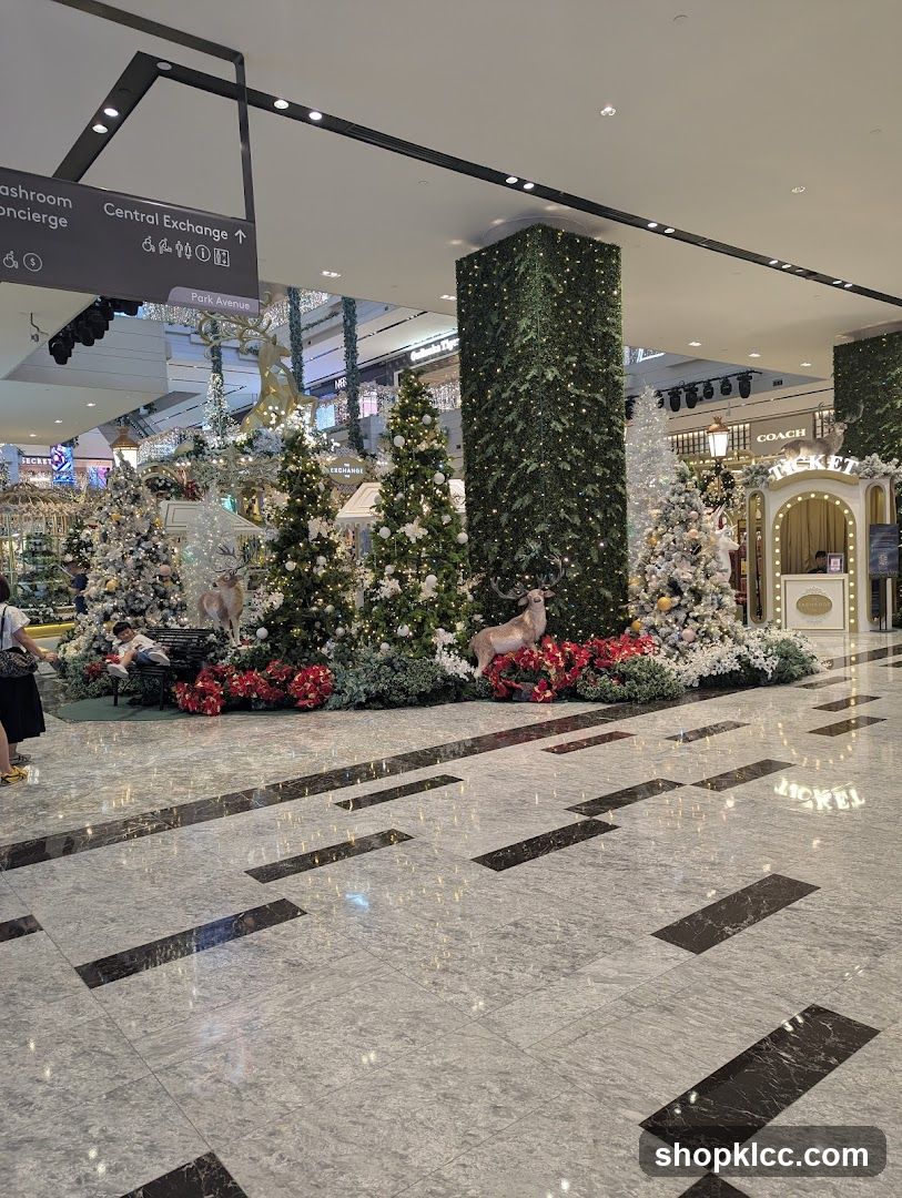 Christmas Decorations in a Mall