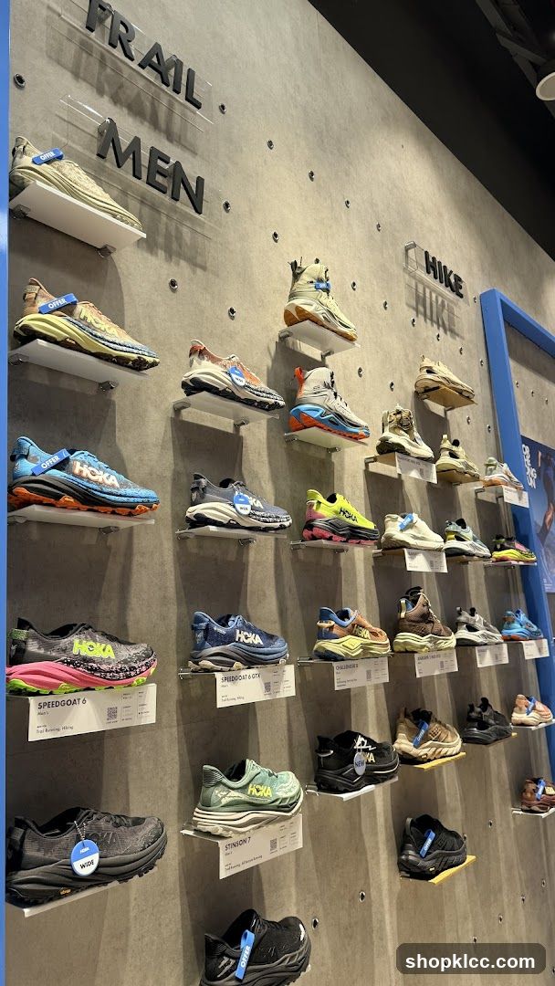 Hoka Shoes Display