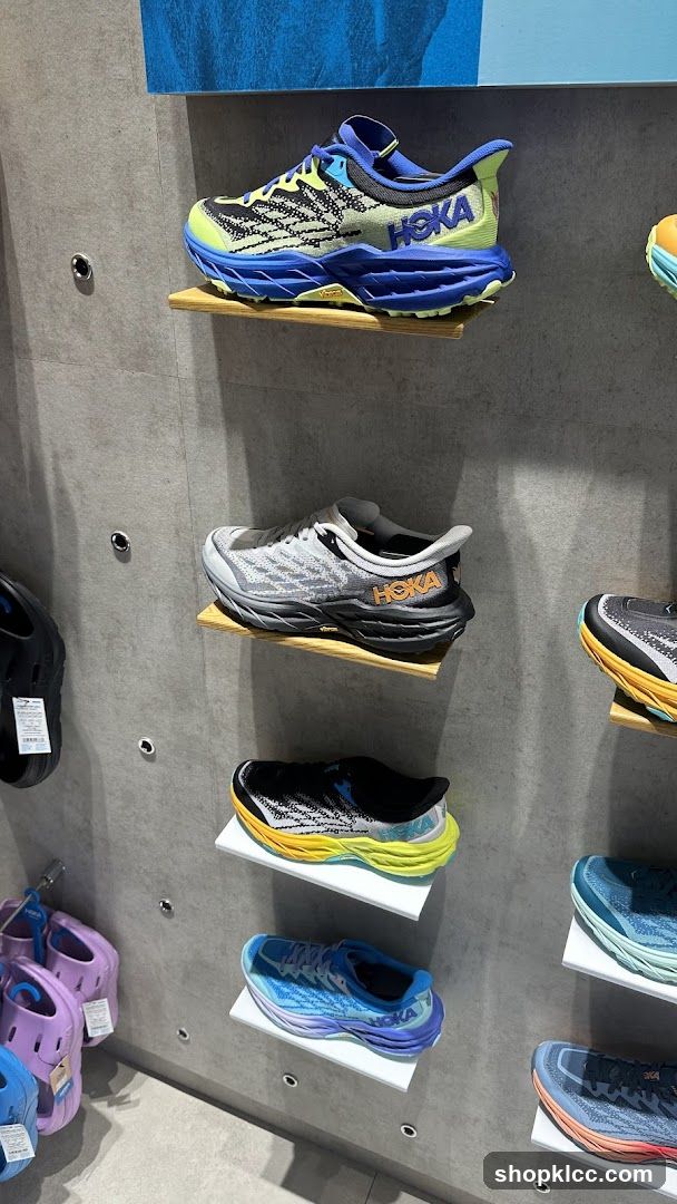 Hoka Running Shoes Display