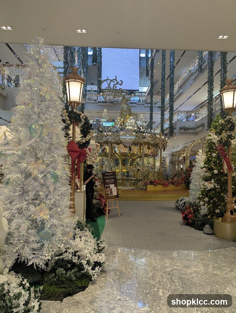 Christmas Decorations in a Mall