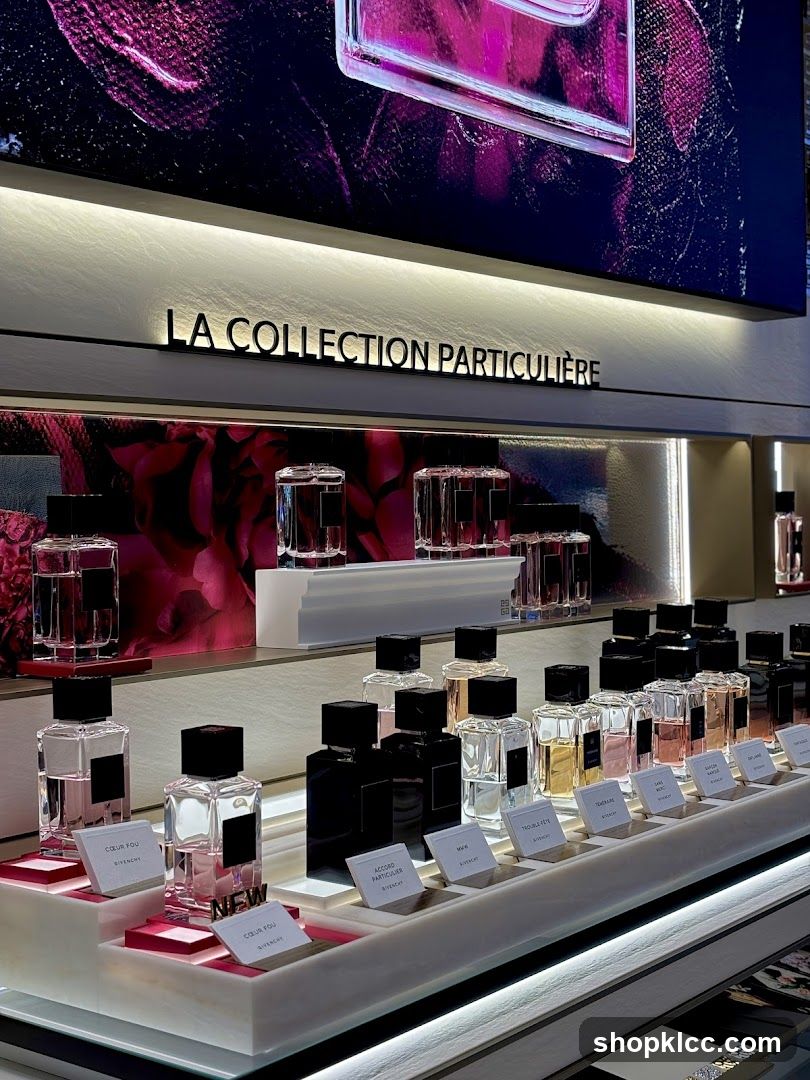 Perfume Collection Display