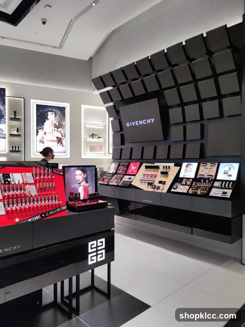 Givenchy Makeup Display