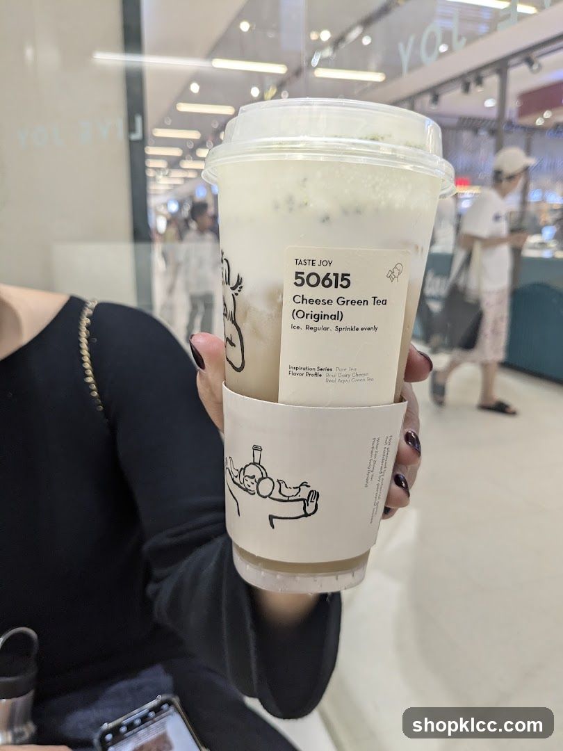 Cheese Green Tea