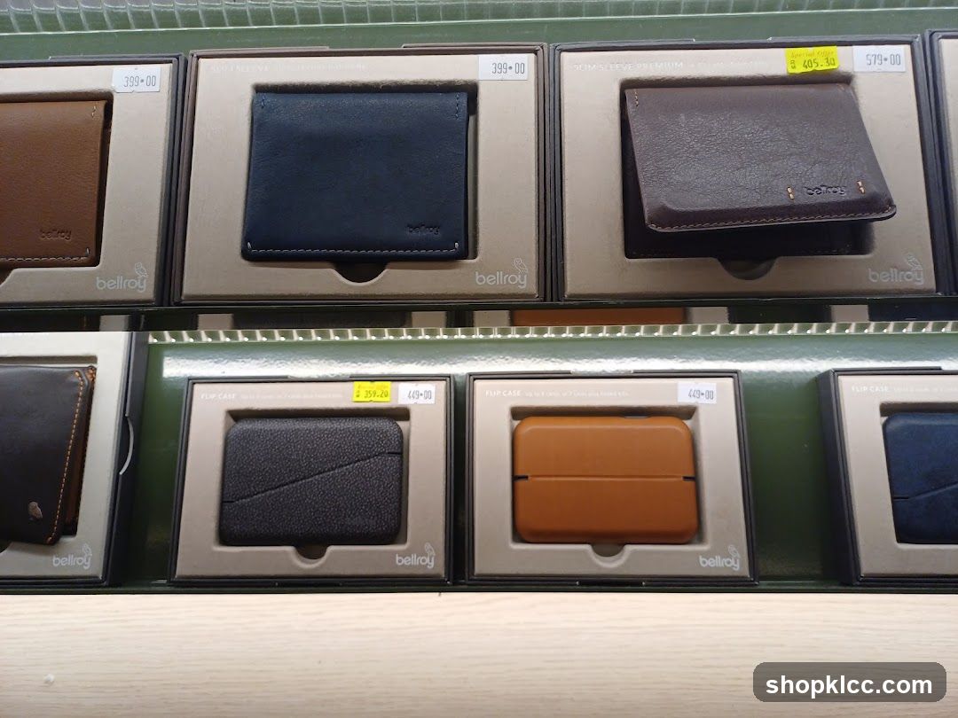 Wallets and Cases Display
