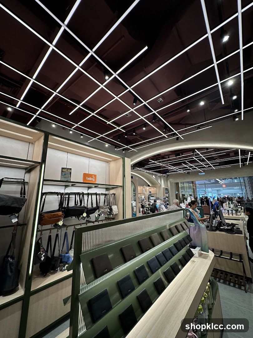 Store Interior with Bags and Wallets