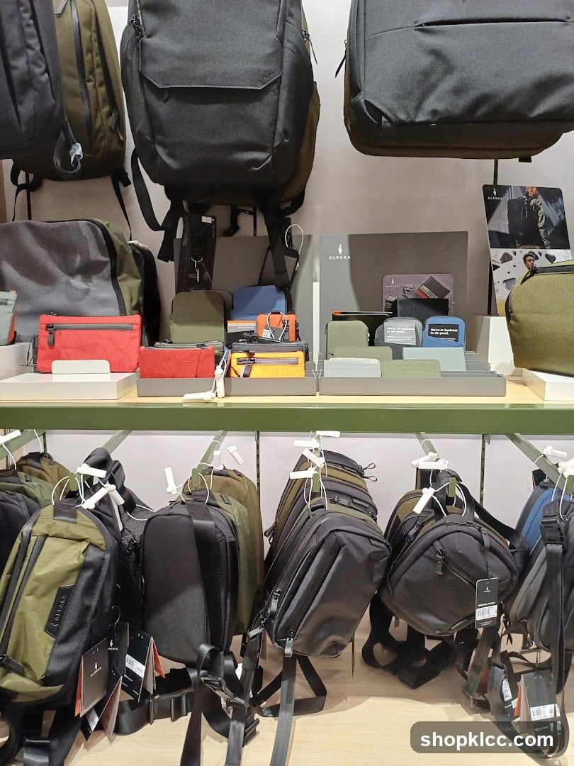 Bags and Accessories Display
