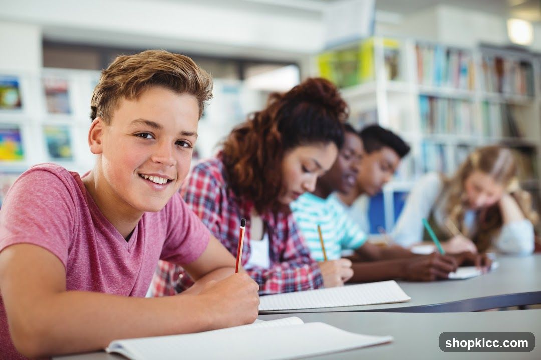 Students in Library