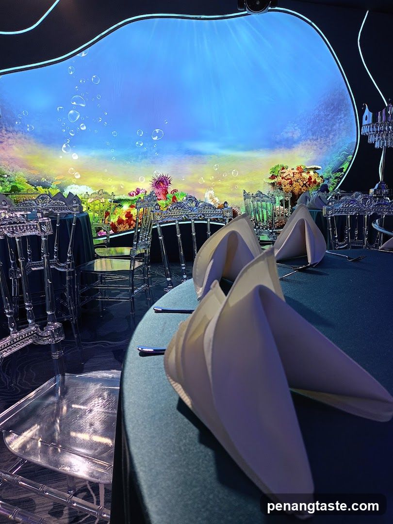 Underwater Themed Dining Room