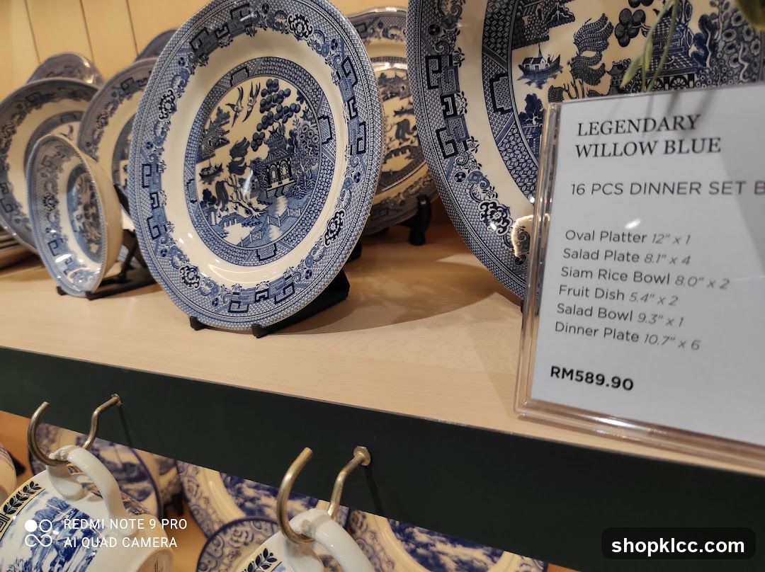Legendary Willow Blue Dinner Set