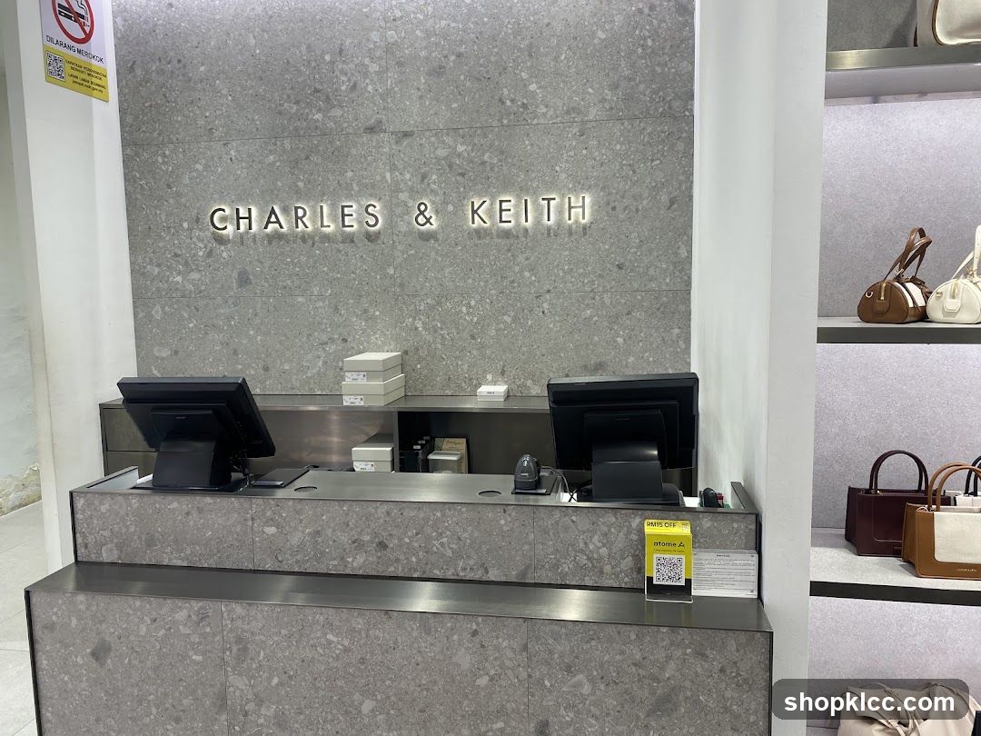 Charles & Keith Store Counter